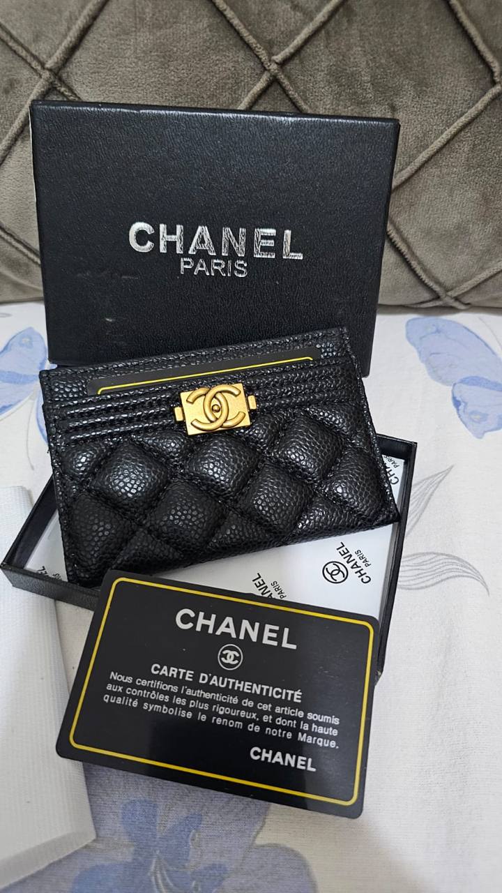 Chanel porta carte compresi di scatola e certificato