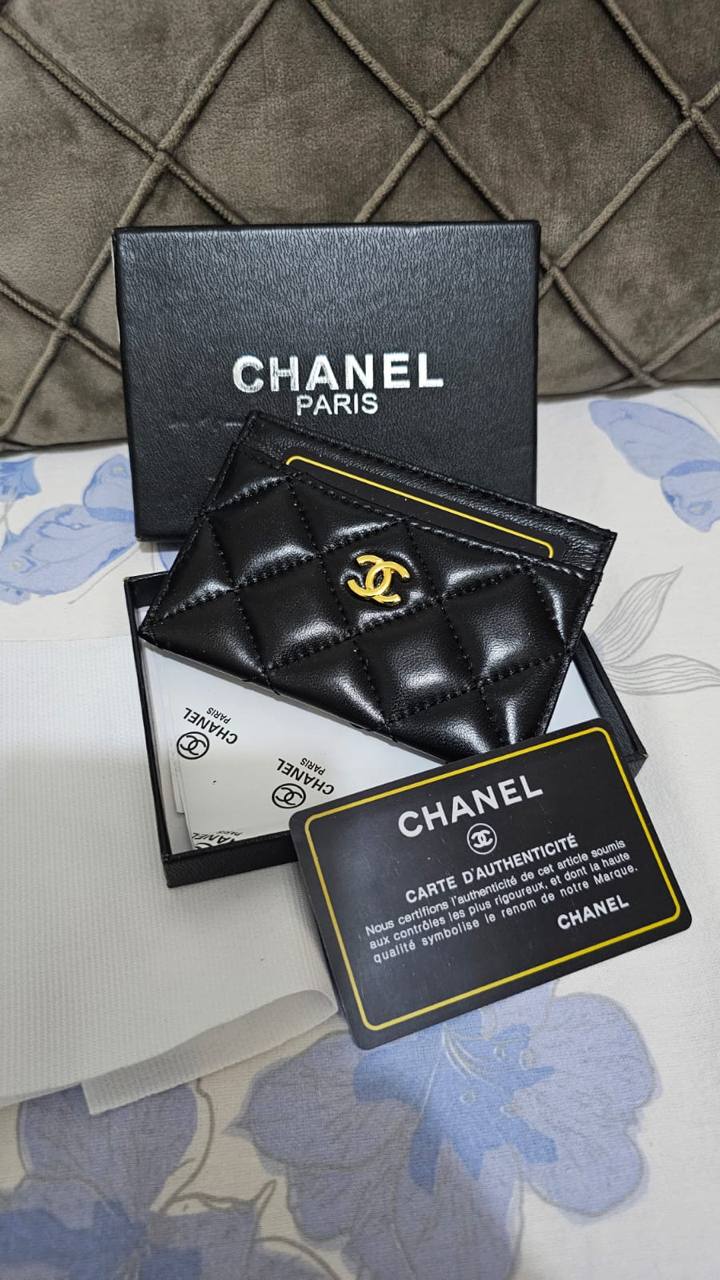 Chanel porta carte compresi di scatola e certificato