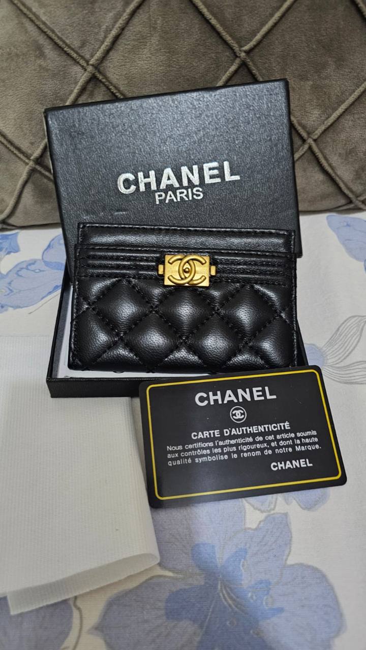 Chanel porta carte compresi di scatola e certificato