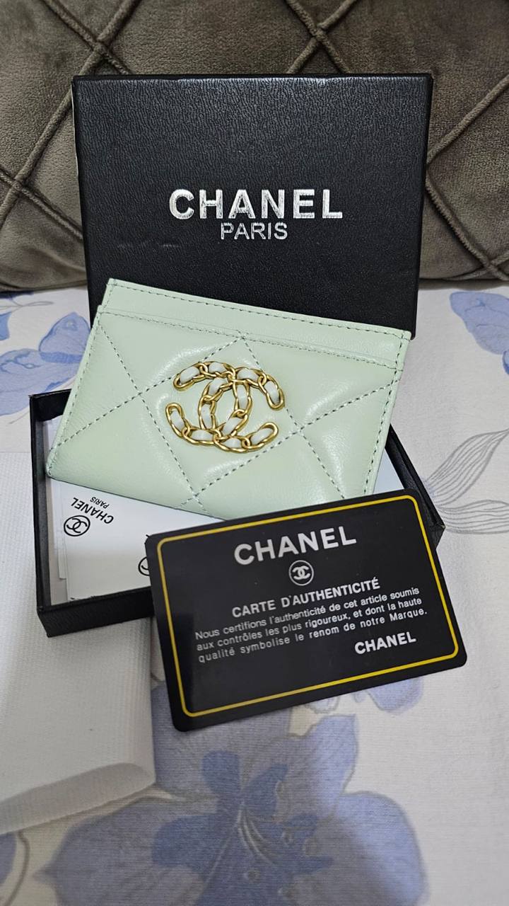 Chanel porta carte compresi di scatola e certificato